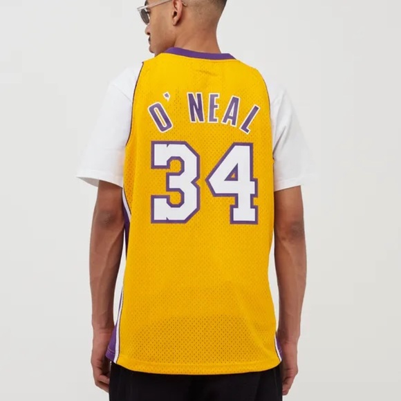 Shaquille O’Neal LA Lakers Mitchell & Ness HWC Swingman Jersey - Picture 2 of 6